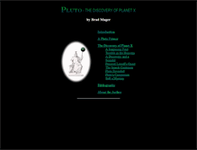 Tablet Screenshot of discoveryofpluto.com